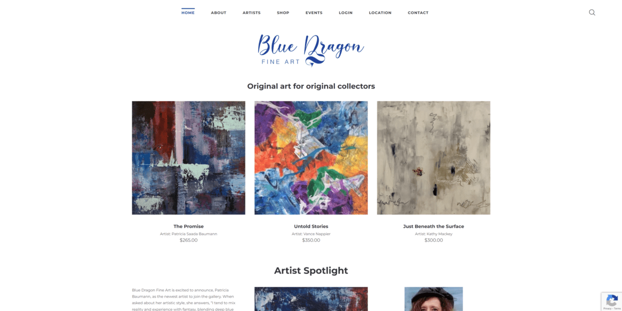 Blue Dragon Fine Art