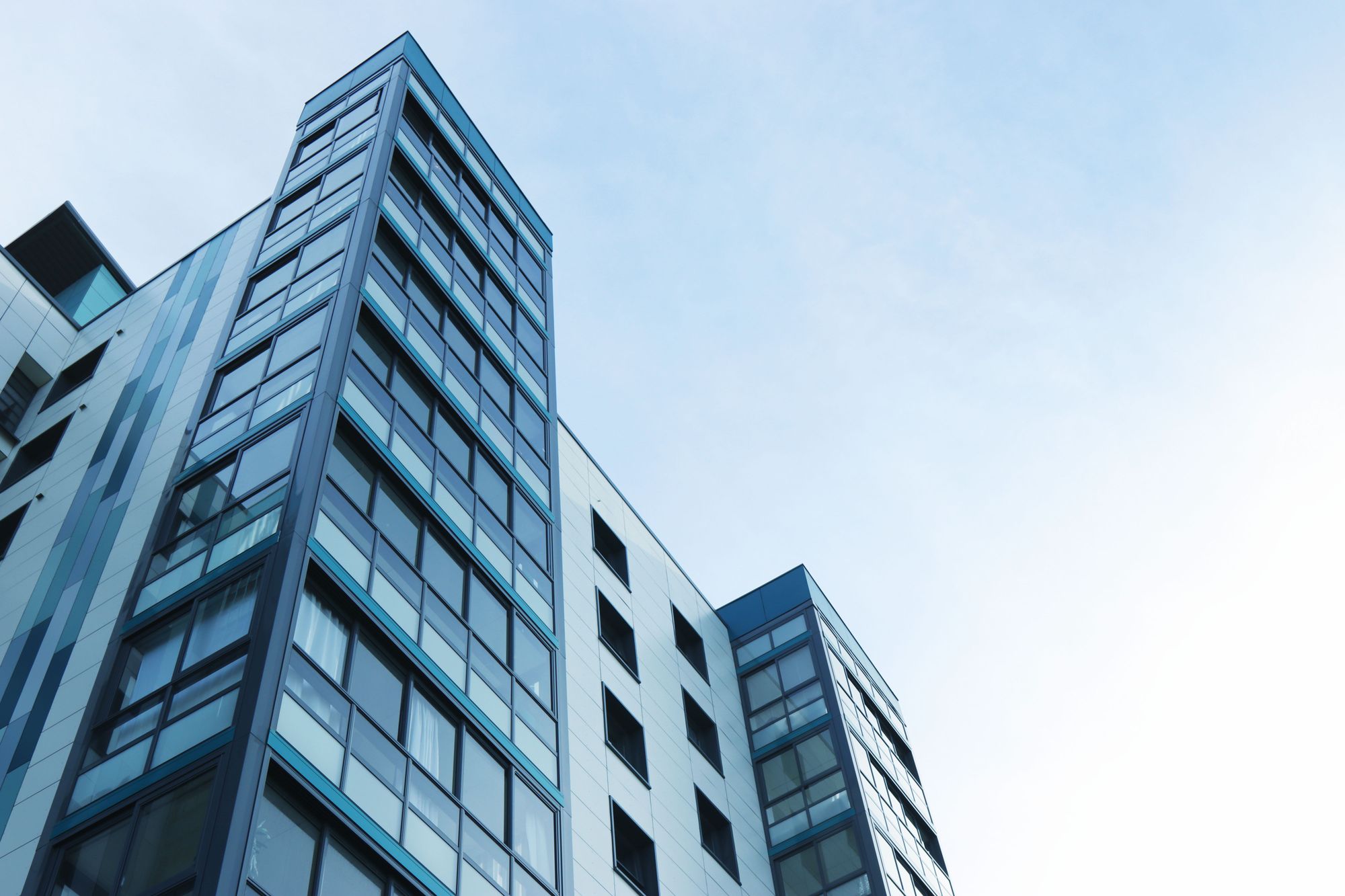Modern commercial building exterior